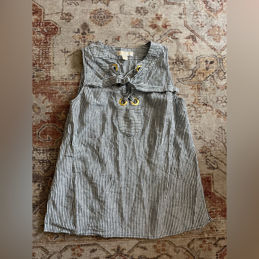 Michael Kors striped sleeveless top - Picture 2 of 5